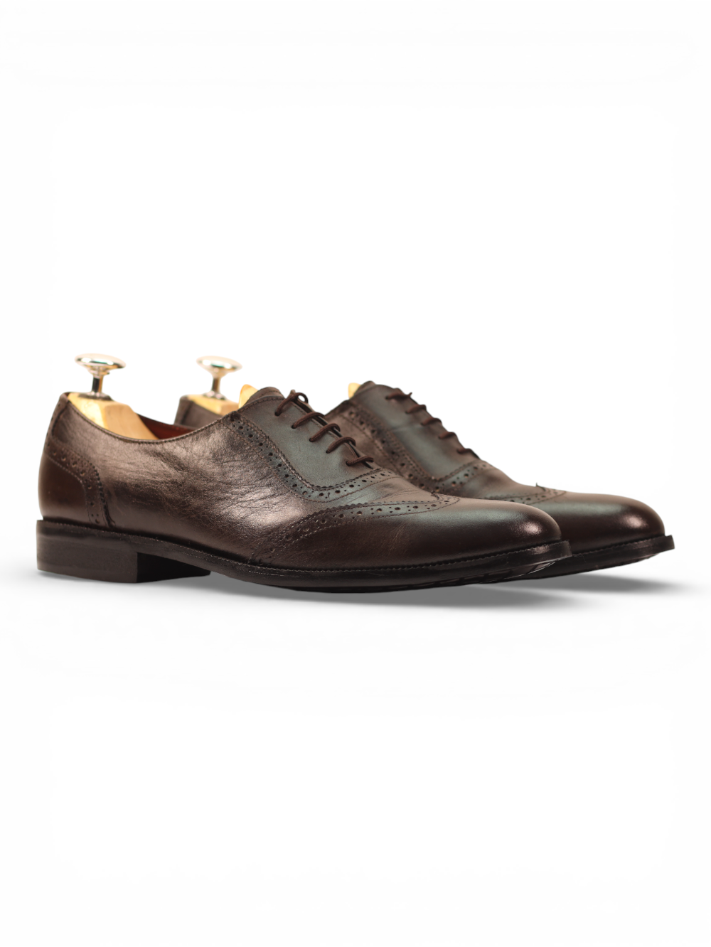 Clog London Men's Brown Brogue Shoes