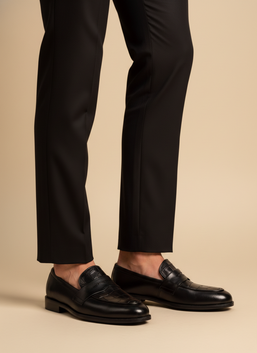 Deyoshi - Men's Black Calf Leather Loafer - Image 4