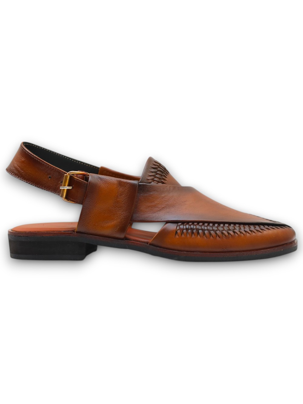 Premium Woven Leather Sandals - Image 3