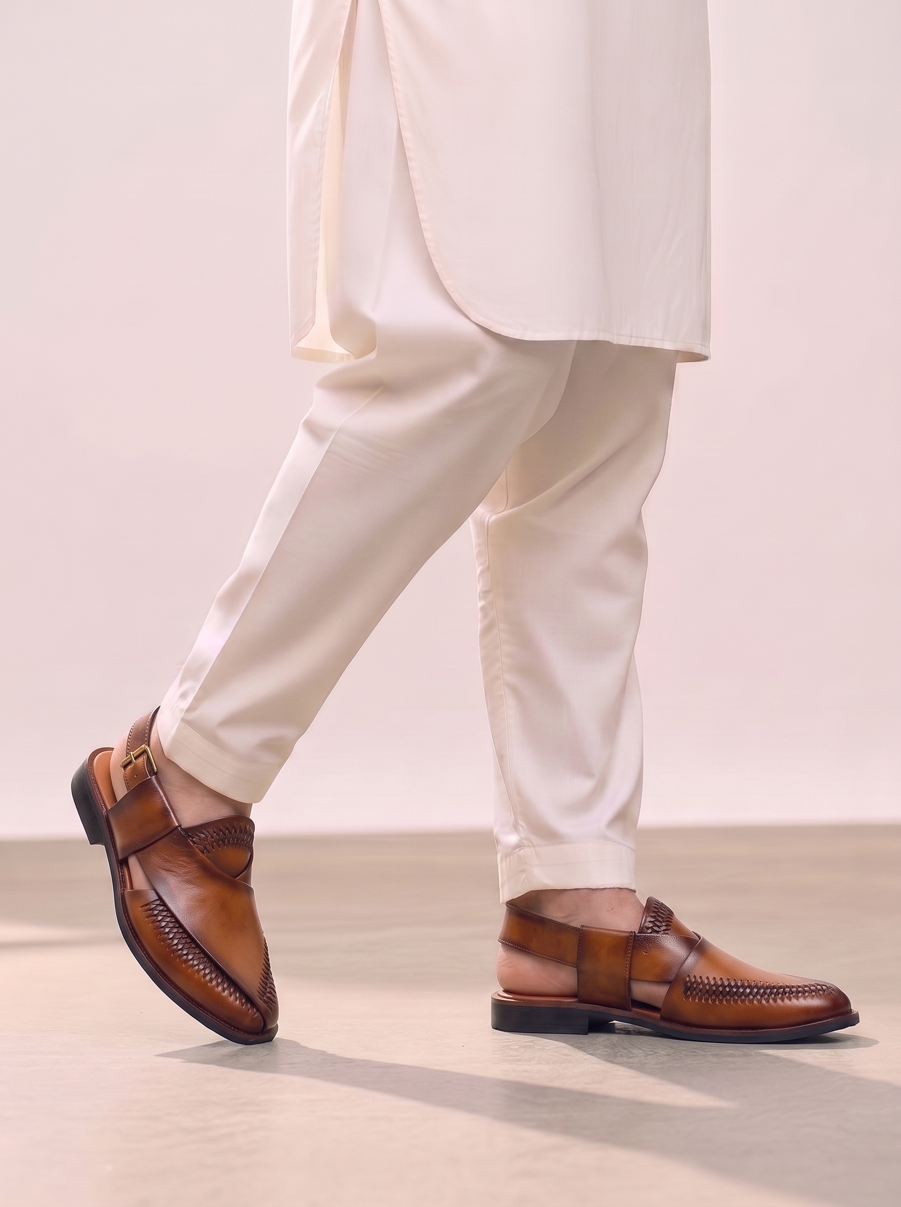 Premium Woven Leather Sandals